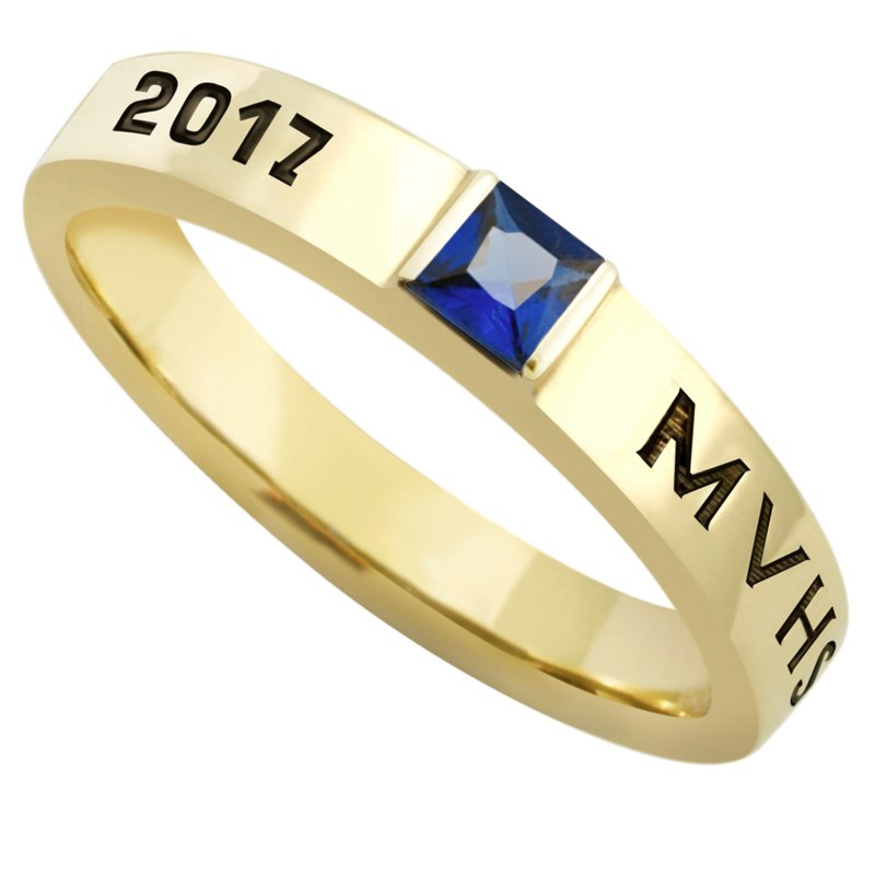 Silhouette Ring — SR111D — Sterling Silver