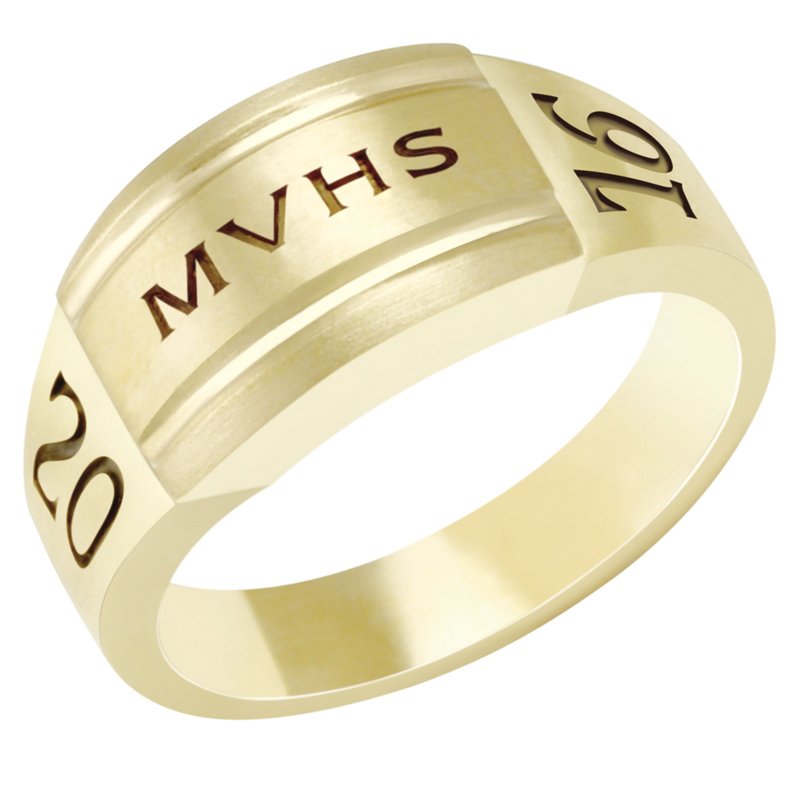 Silhouette Ring — SR20DM — Sterling Silver