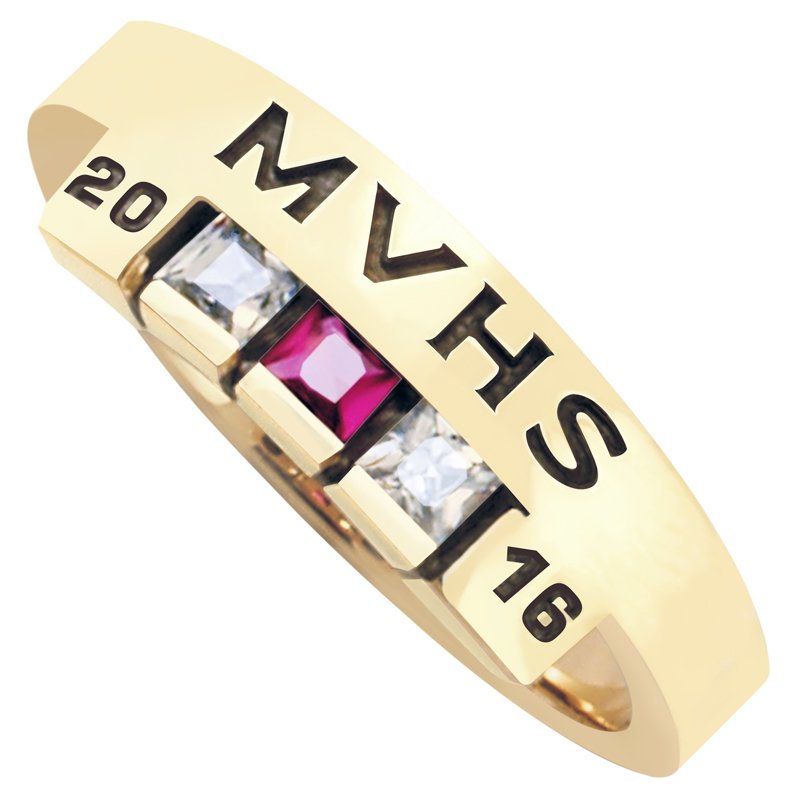 Silhouette Ring — SR119D — Sterling Silver